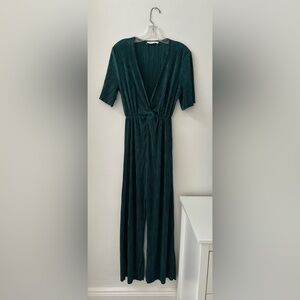 Dark green jumpsuit